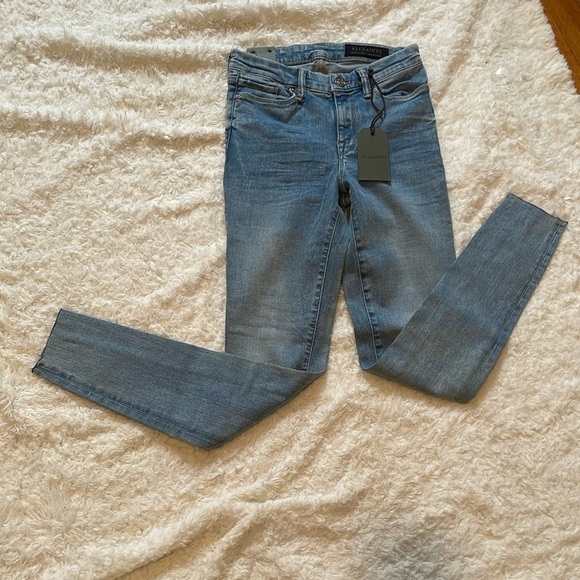 Allsaints Grace Skinny Fit Midy Length Stretch 
Size - Picture 3 of 14